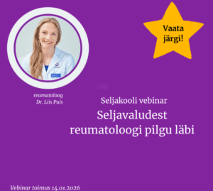 Vebinar: seljavaludest reumatoloogi pilgu läbi